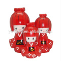 Juego de muñecas Kokeshi japonesas de madera